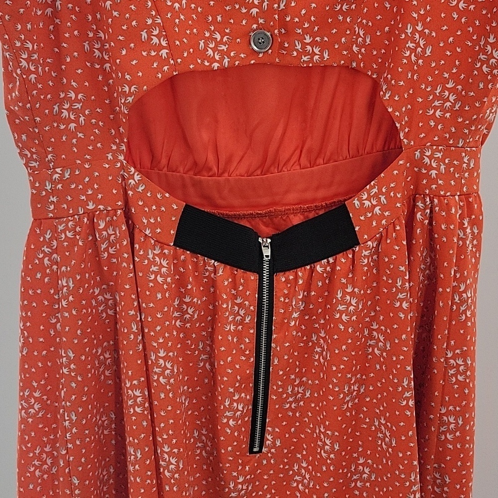 Gianni Bini Vibrant Orange Mini Dress - Picture 14 of 16